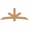 Ekena Millwork Alberta Smooth Timber Gable Bracket, Western Red Cedar, 72"W x 30"H x 1 1/2"D x 5 1/2"F, 10/12 Pitch GBW072X30X0206ALB00SWR - alternate 1
